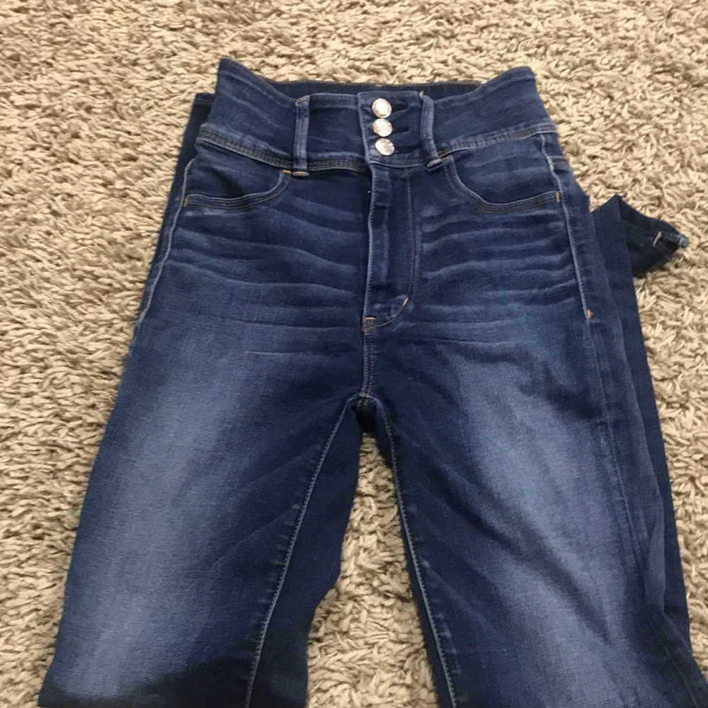 Super super stretch high waisted AE jeans